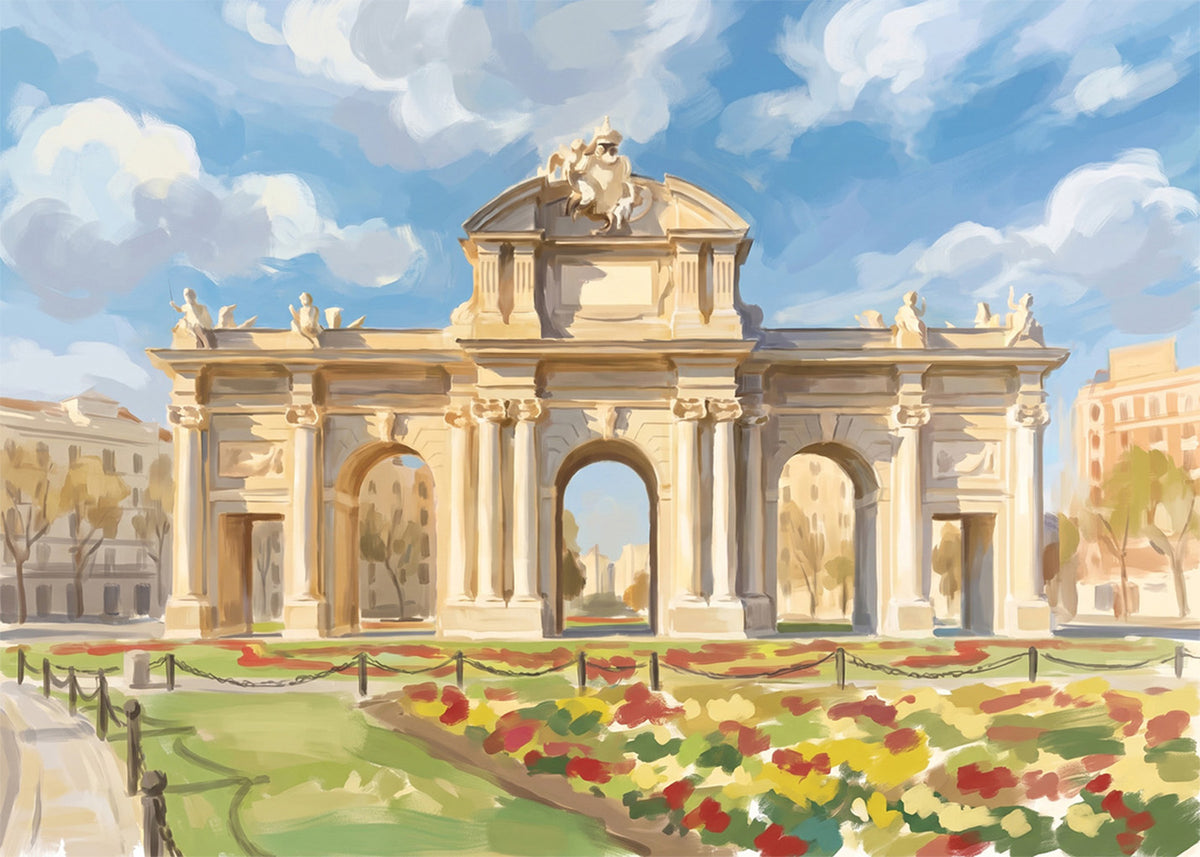 Cuadro Puerta de Alcalá - Gouache