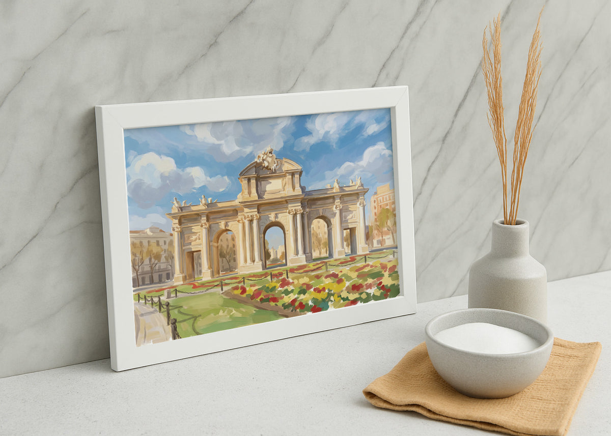 Cuadro Puerta de Alcalá - Gouache