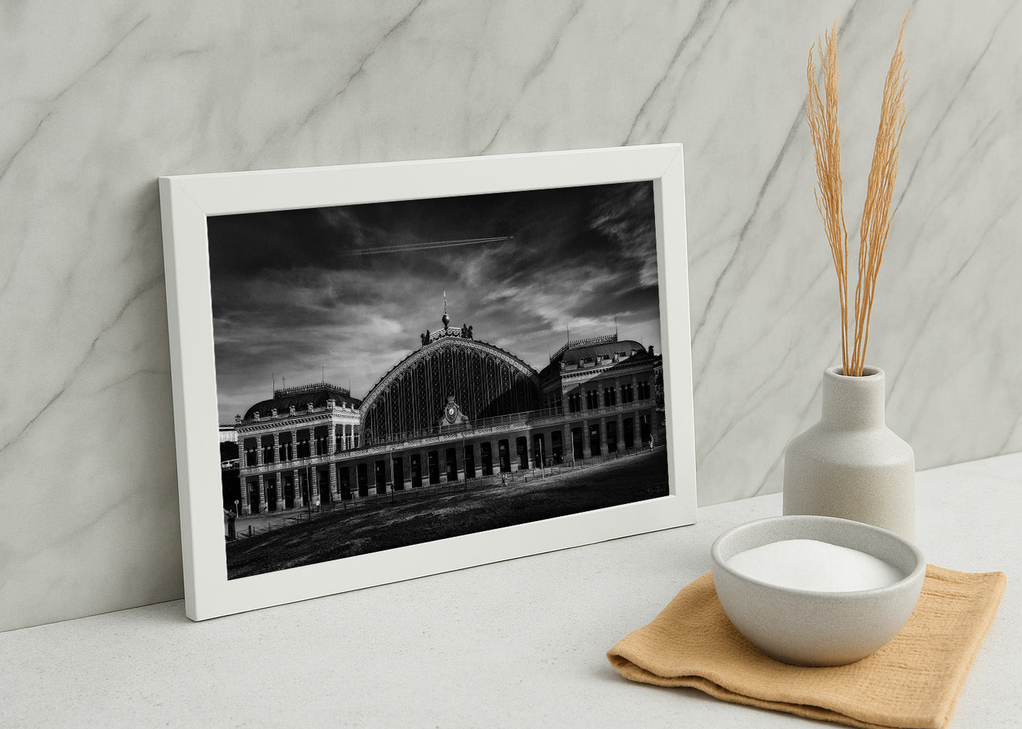 Cuadro Puerta de Atocha en Blanco y negro (CC BY-SA 2.0 por Ramírez de Gea)