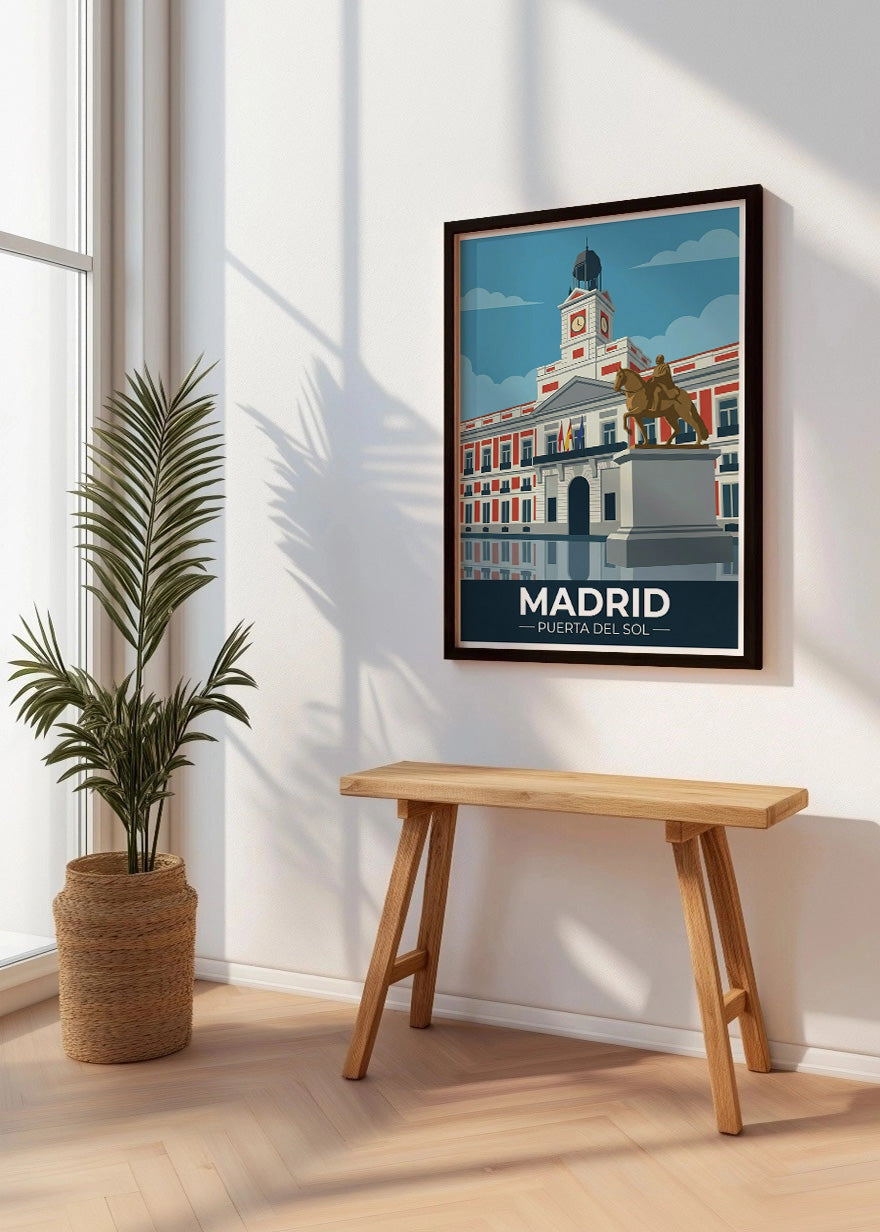 Cuadro Puerta del Sol de Madrid - Flat