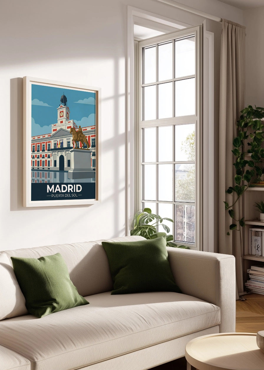 Cuadro Puerta del Sol de Madrid - Flat
