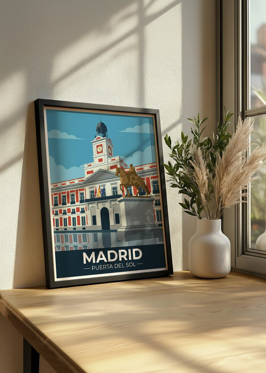 Cuadro Puerta del Sol de Madrid - Flat