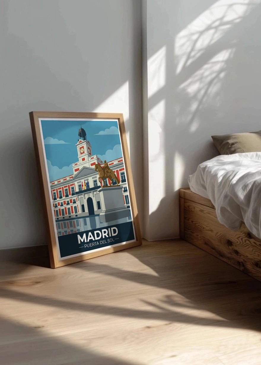 Cuadro Puerta del Sol de Madrid - Flat