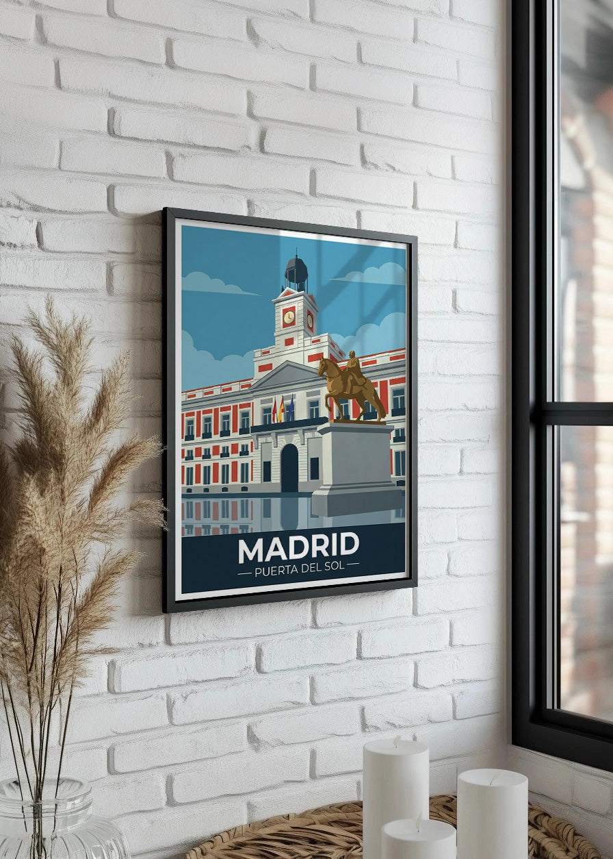 Cuadro Puerta del Sol de Madrid - Flat