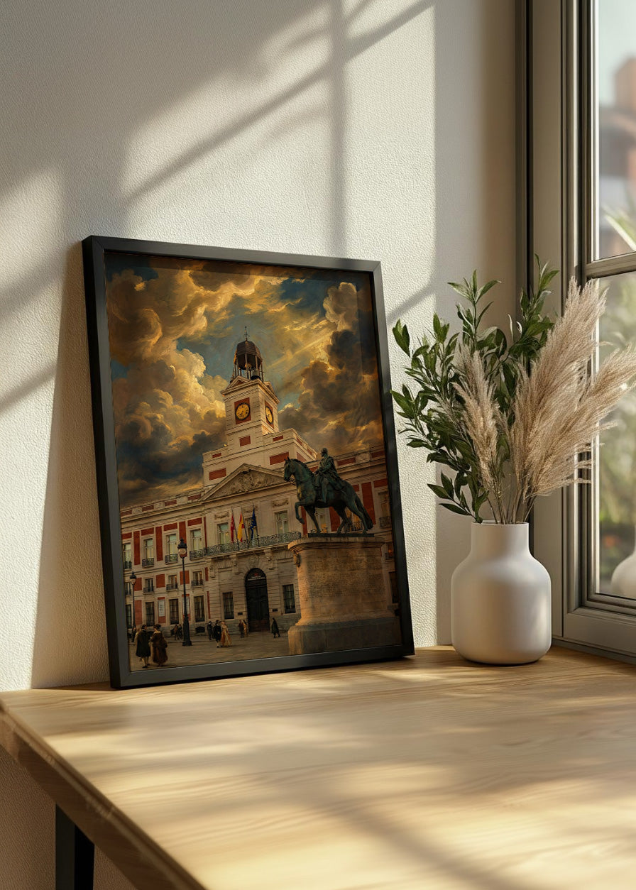 Cuadro Puerta del Sol y Carlos III - Barroco