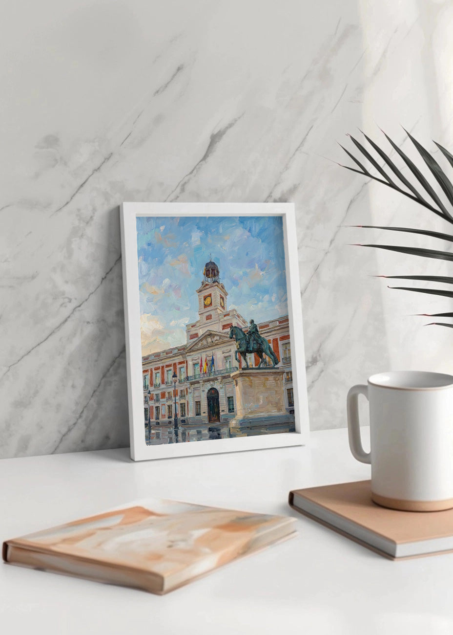 Cuadro Puerta del Sol y Carlos III - Impresionista