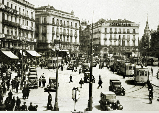 Cuadro ​Puerta del Sol antigua