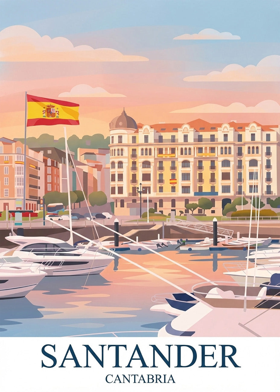 Cuadro Puerto Chico de Santander - Flat