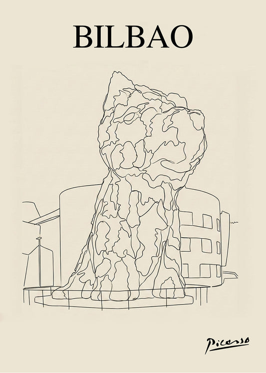Puppy Guggenheim style Picasso