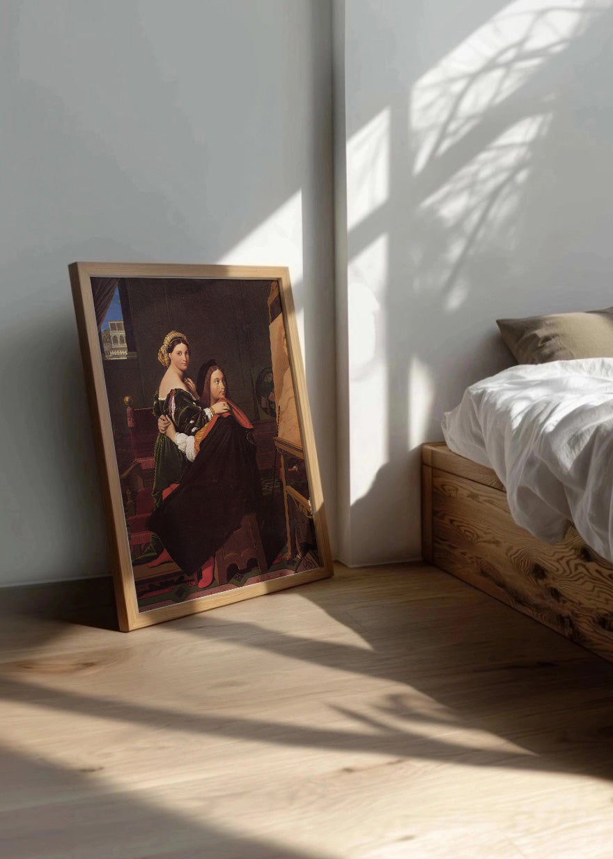 Cuadro ​Raffaelle y la Fornarina (Ingres)