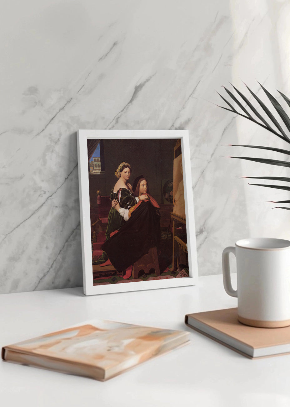 Cuadro ​Raffaelle y la Fornarina (Ingres)