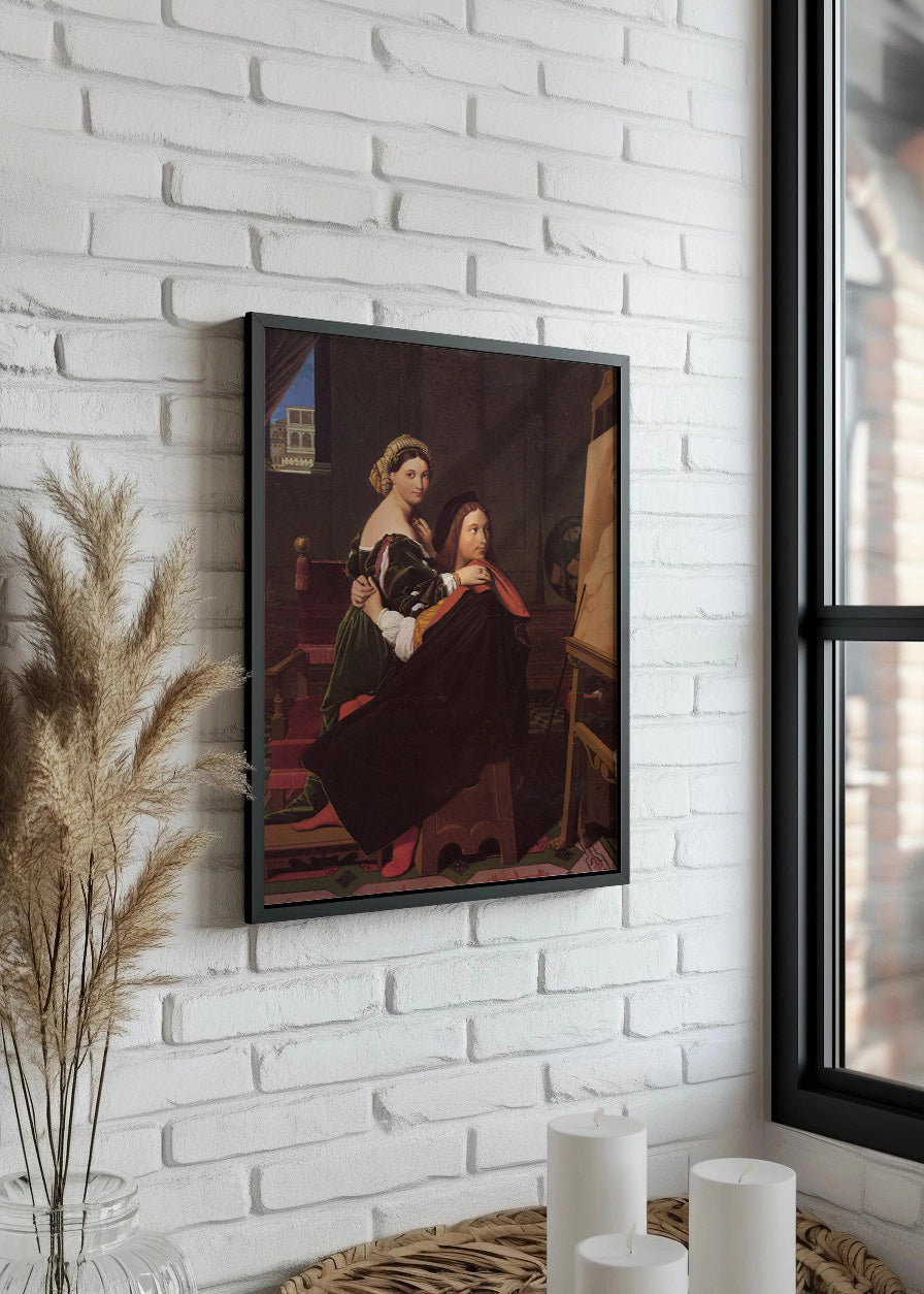 Cuadro ​Raffaelle y la Fornarina (Ingres)