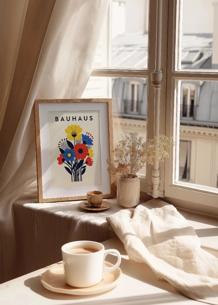 Cuadro Ramo de Flores Bauhaus