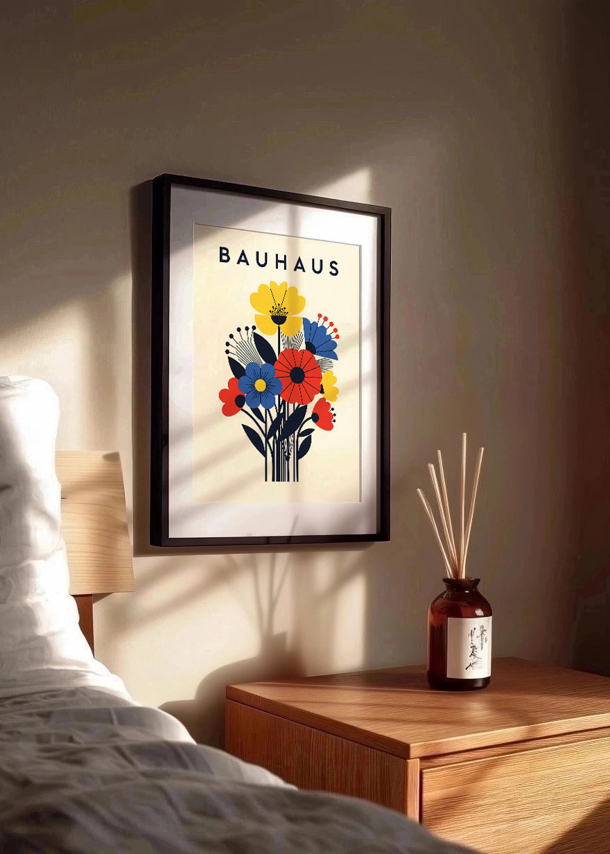 Cuadro Ramo de Flores Bauhaus