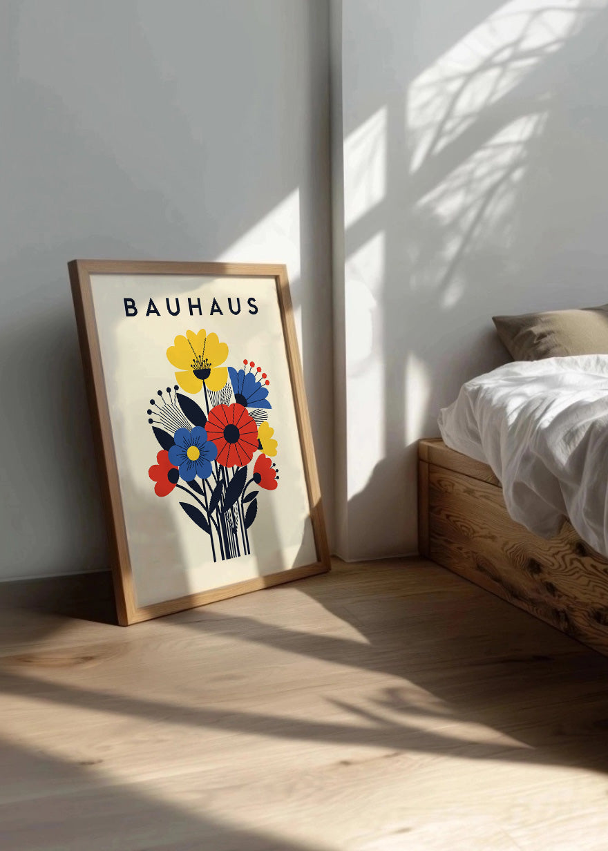 Cuadro Ramo de Flores Bauhaus