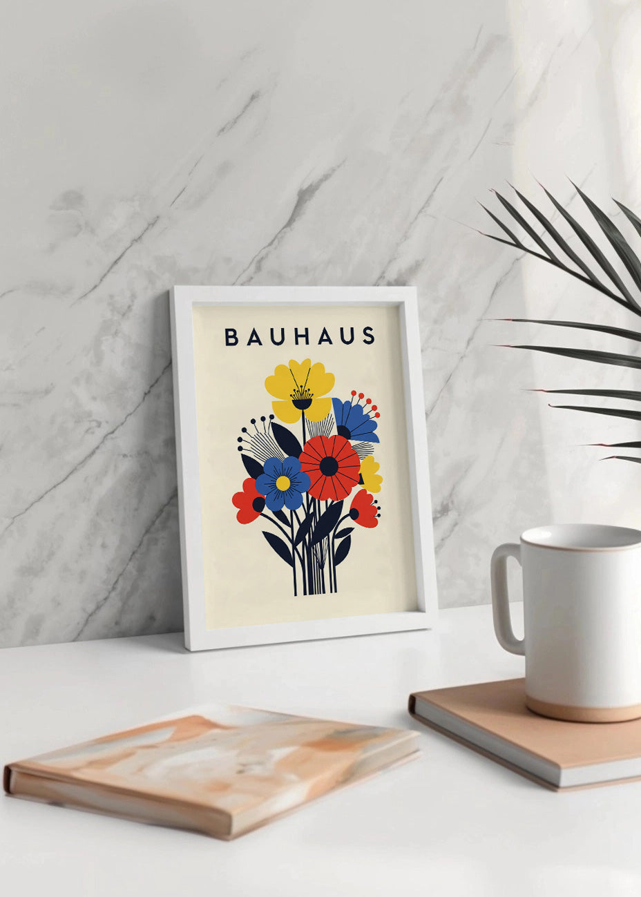 Cuadro Ramo de Flores Bauhaus