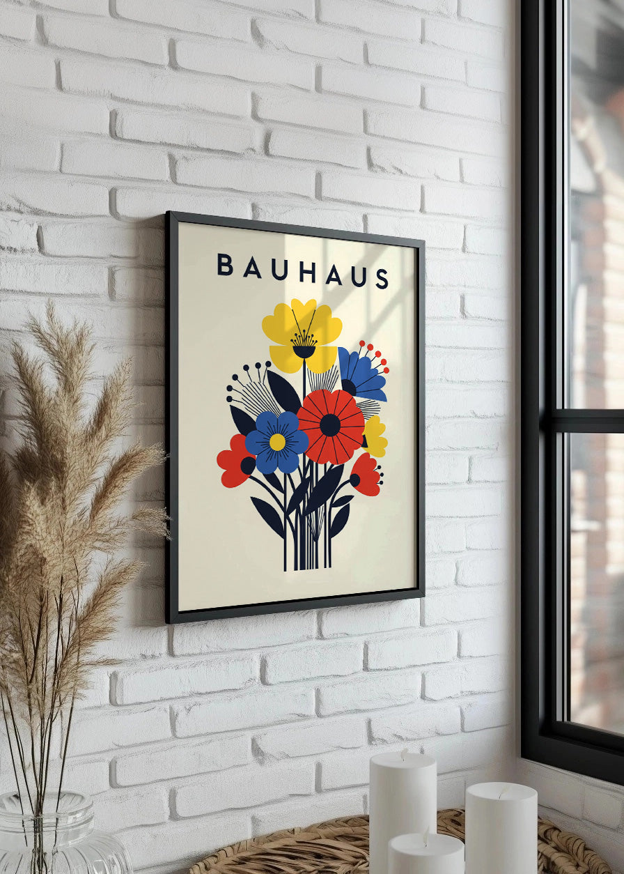Cuadro Ramo de Flores Bauhaus