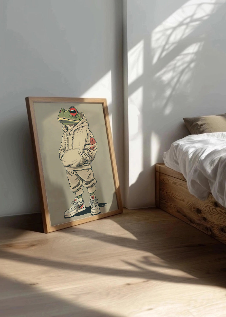 Cuadro ​Rana pepe swag