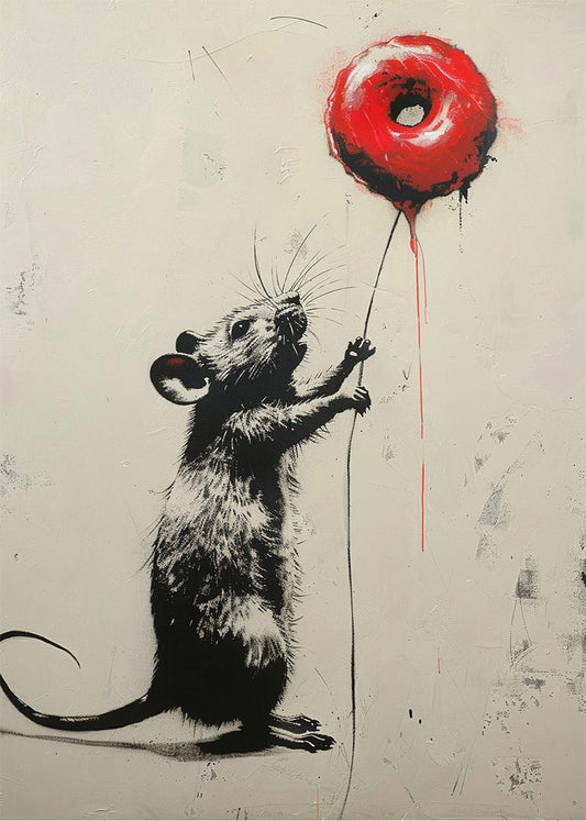 Cuadro ​Ratón Banksy