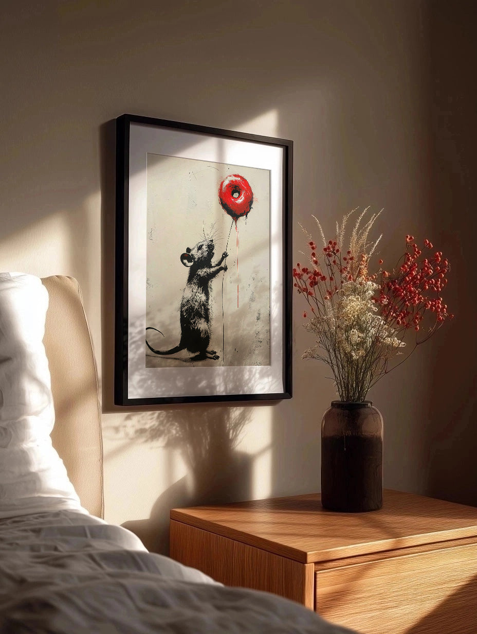 Cuadro ​Ratón Banksy