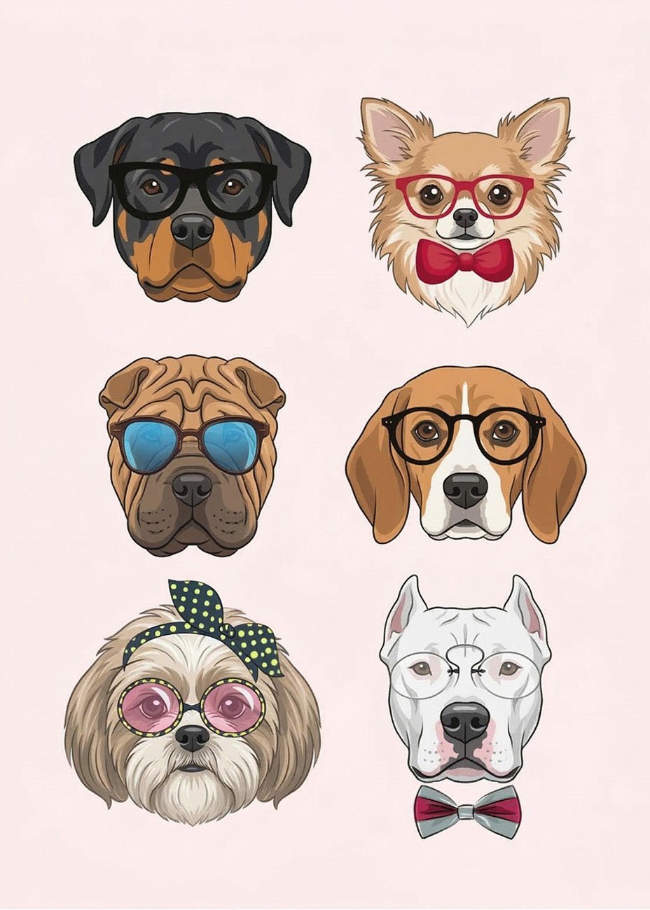 Cuadro Razas de perros