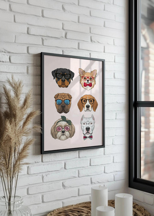 Cuadro Razas de perros