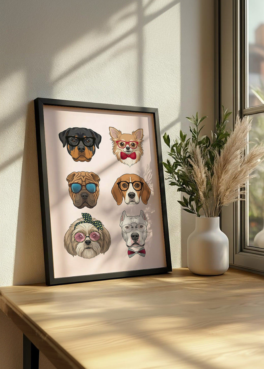 Cuadro Razas de perros