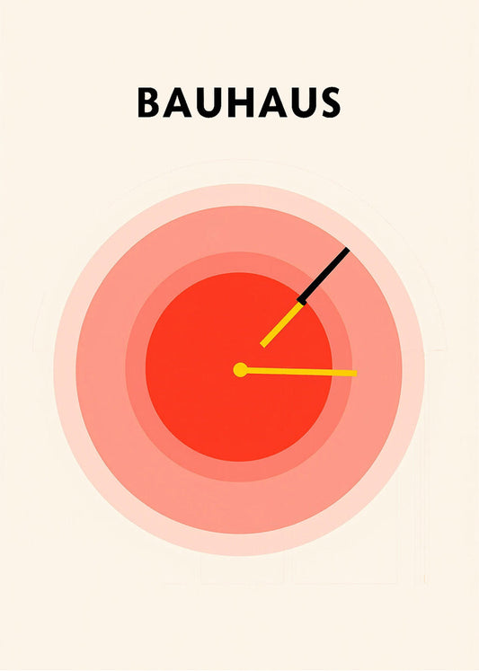 Cuadro Reloj Bauhaus