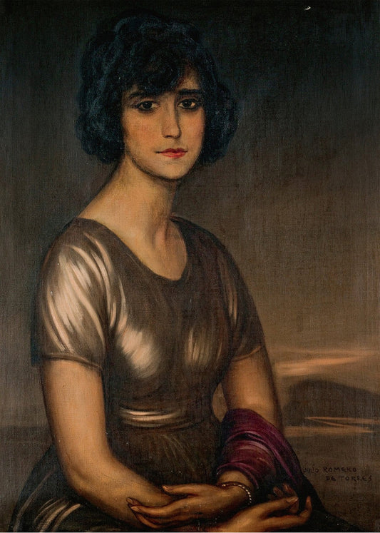 Cuadro Retrato de dama joven (Julio Romero de Torres)