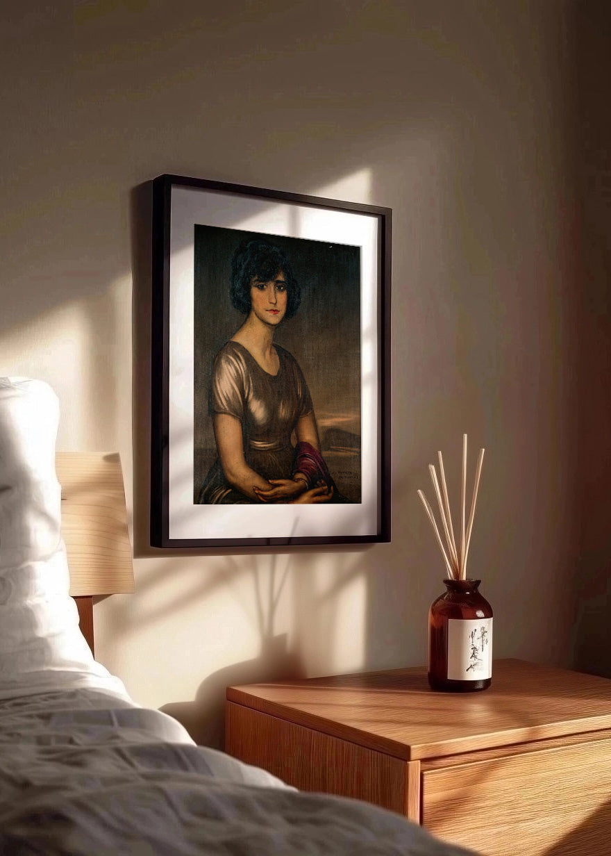 Cuadro Retrato de dama joven (Julio Romero de Torres)