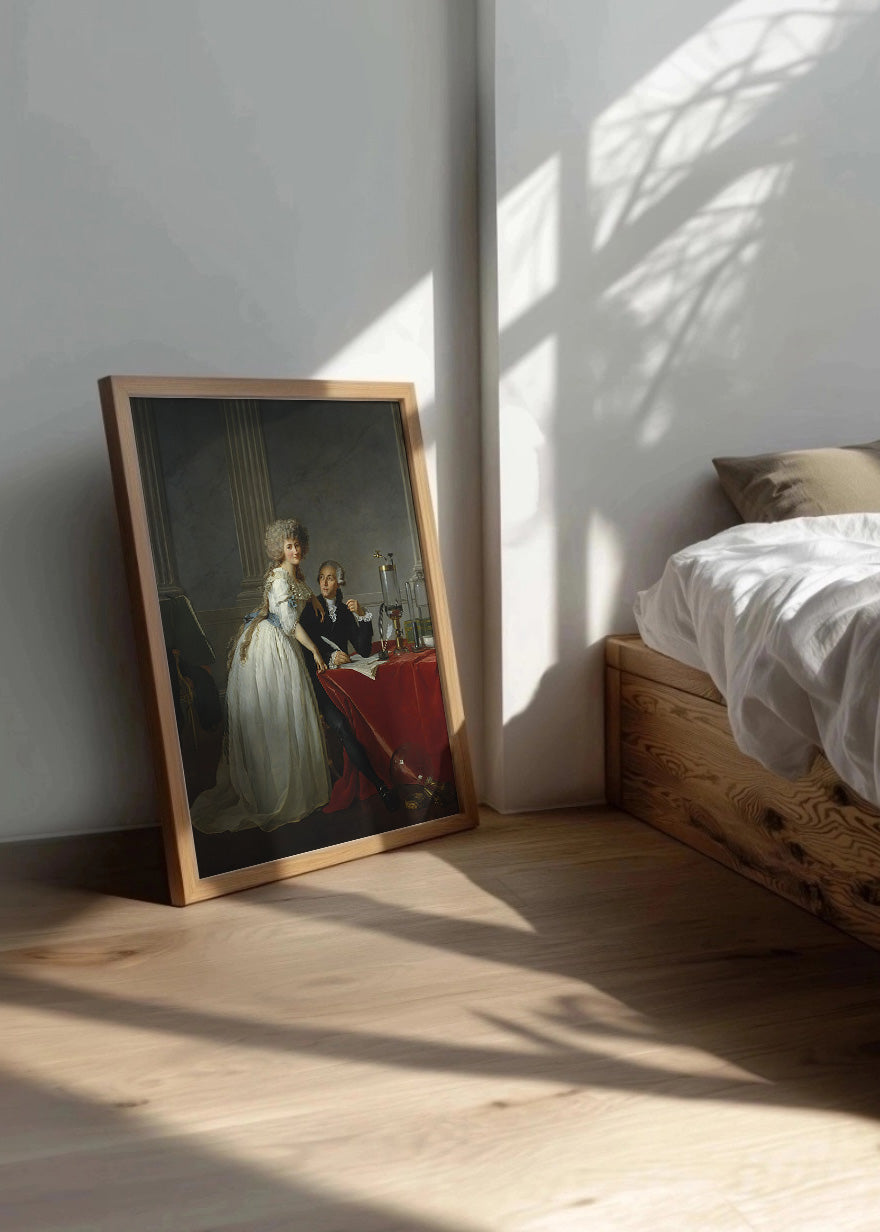 Cuadro ​Retrato de Antoine Lavoisier y su esposa (Jacques-Louise David)