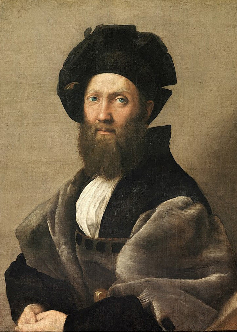 Cuadro ​Retrato de Baldassare Castiglione (Rafael Sanzio)