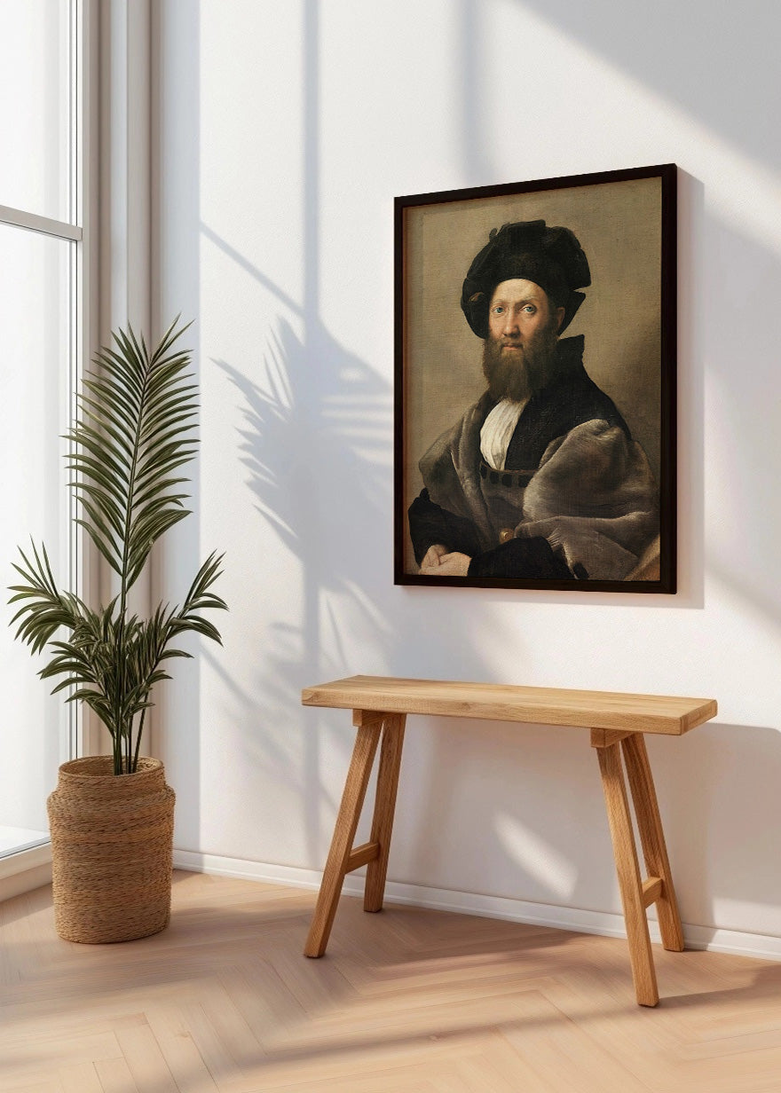 Cuadro ​Retrato de Baldassare Castiglione (Rafael Sanzio)
