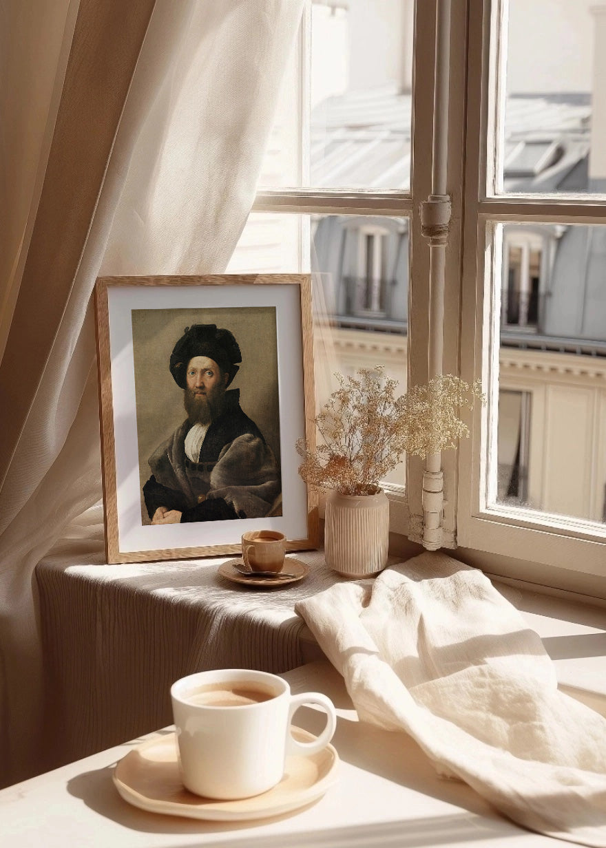 Cuadro ​Retrato de Baldassare Castiglione (Rafael Sanzio)