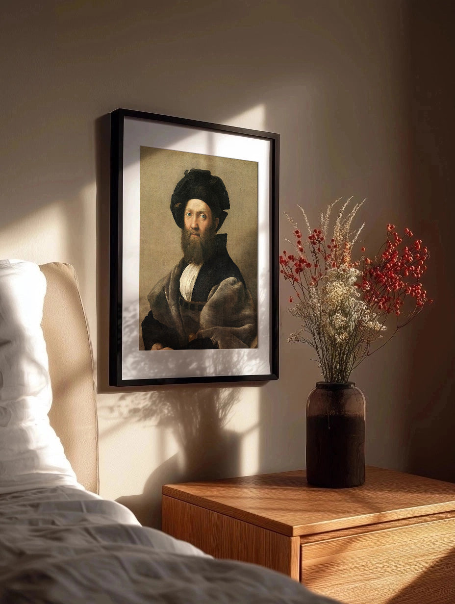 Cuadro ​Retrato de Baldassare Castiglione (Rafael Sanzio)