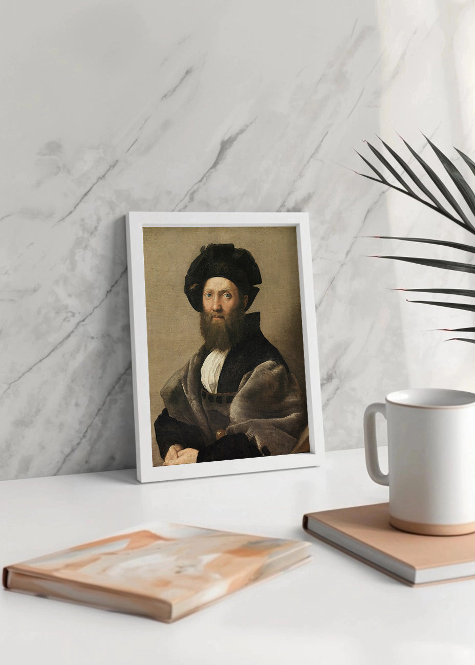 Cuadro ​Retrato de Baldassare Castiglione (Rafael Sanzio)