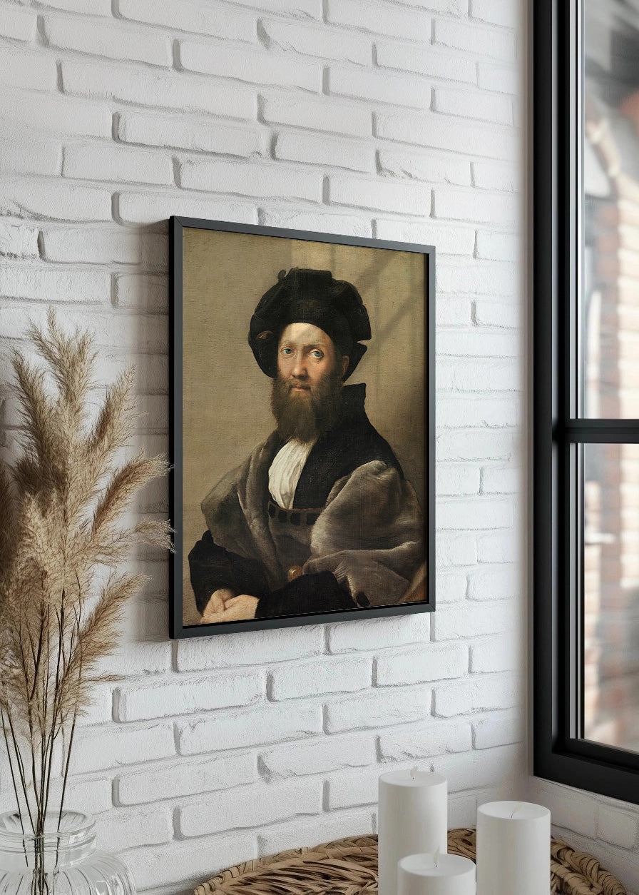 Cuadro ​Retrato de Baldassare Castiglione (Rafael Sanzio)
