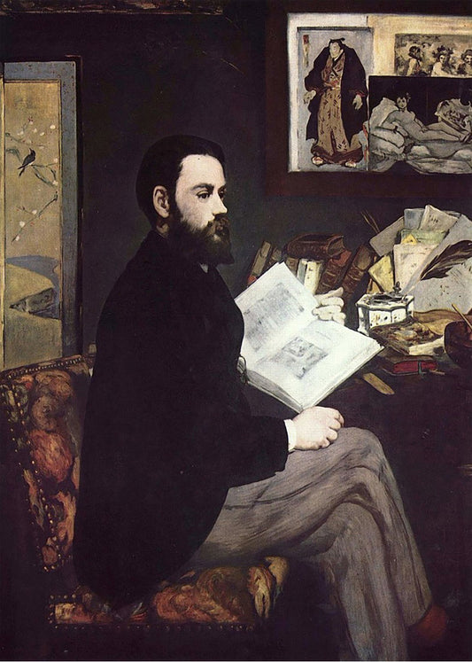 Cuadro Retrato de Émile Zola (Edouard Manet)
