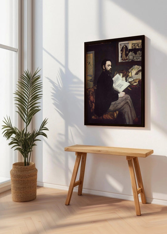 Cuadro Retrato de Émile Zola (Edouard Manet)