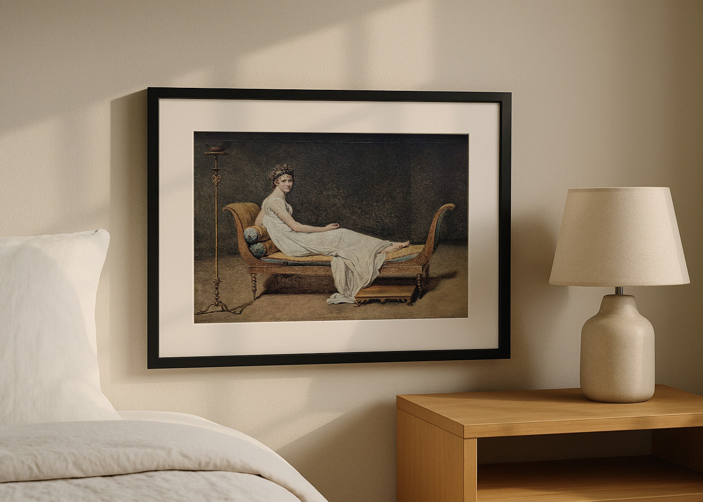 Cuadro ​Retrato de Madame Récamier (Jacques-Loise David)