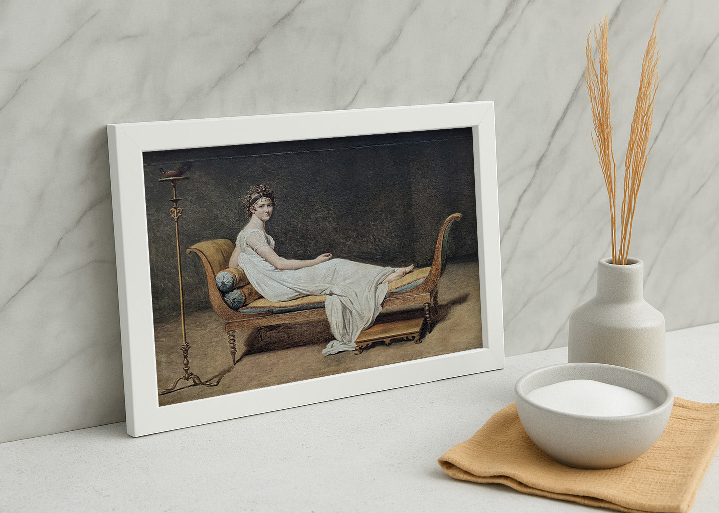 Cuadro ​Retrato de Madame Récamier (Jacques-Loise David)