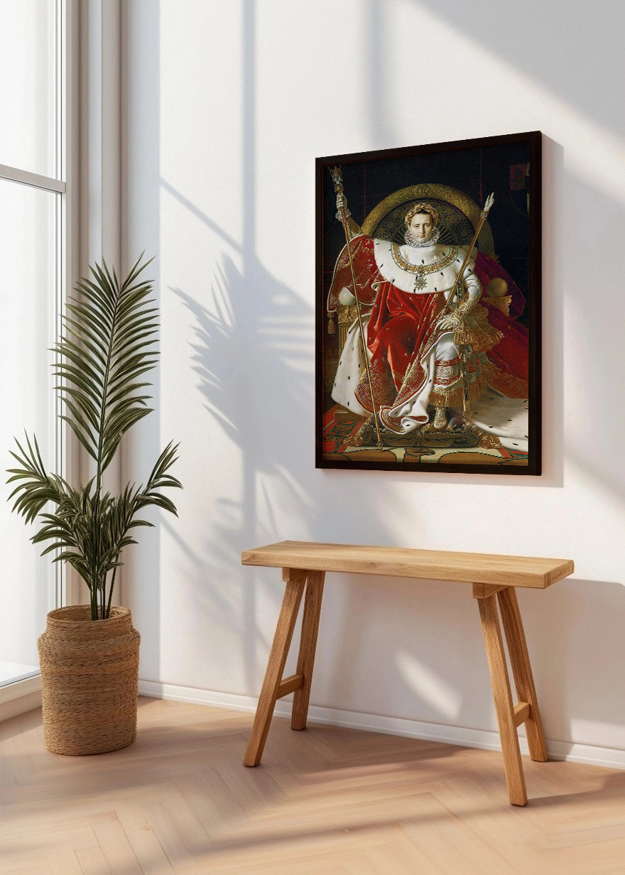 Cuadro ​Retrato de Napoleón I en su trono imperial (Ingres)