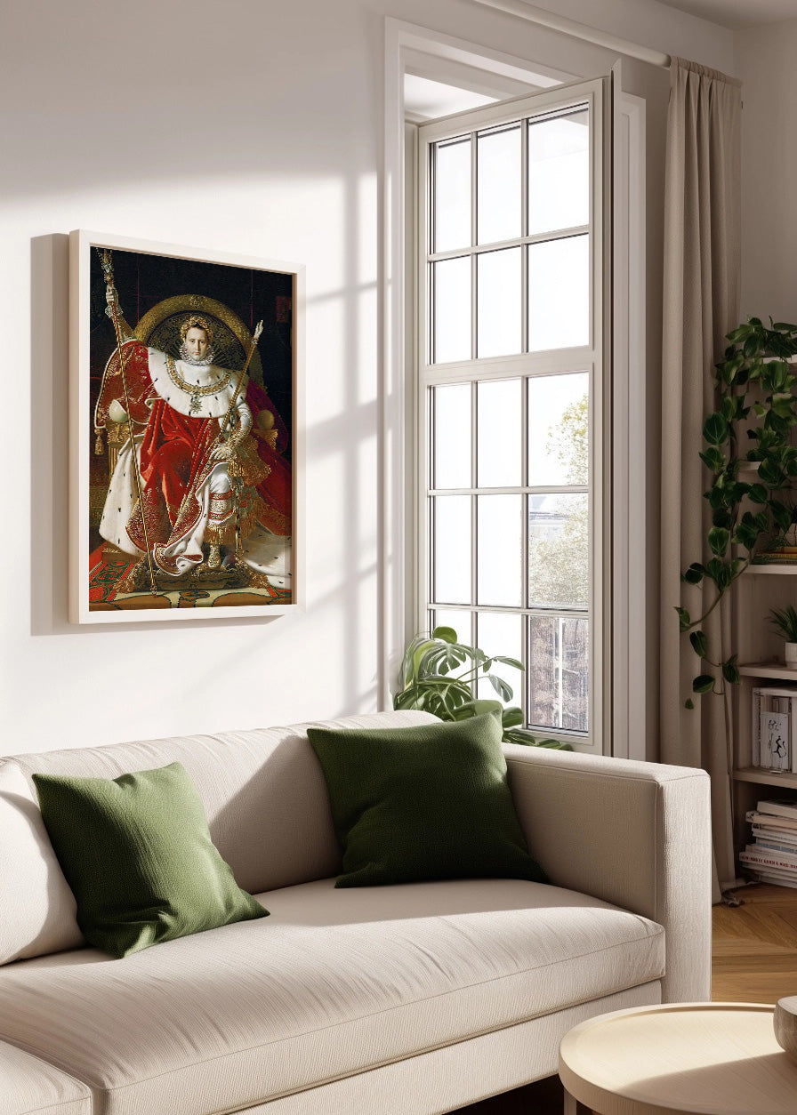 Cuadro ​Retrato de Napoleón I en su trono imperial (Ingres)