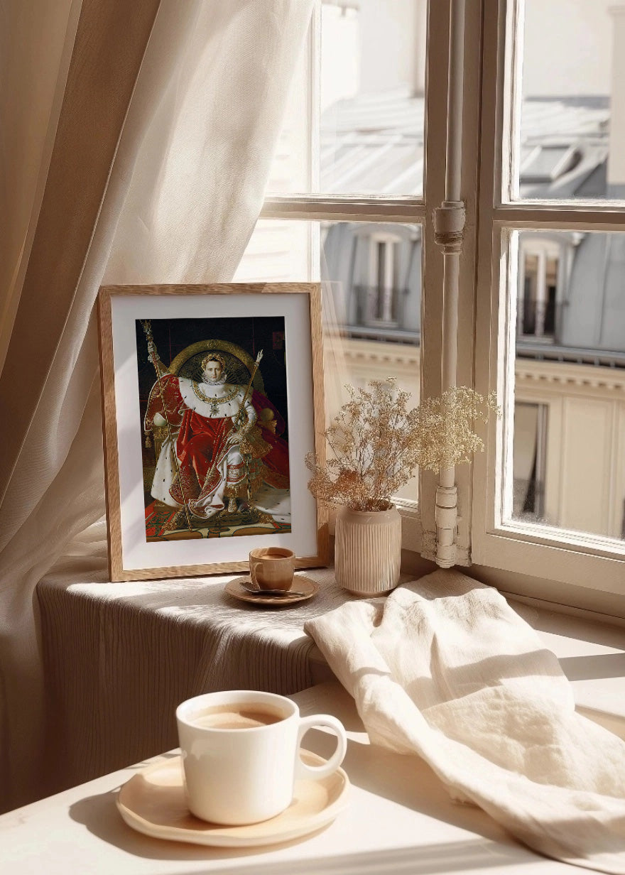 Cuadro ​Retrato de Napoleón I en su trono imperial (Ingres)