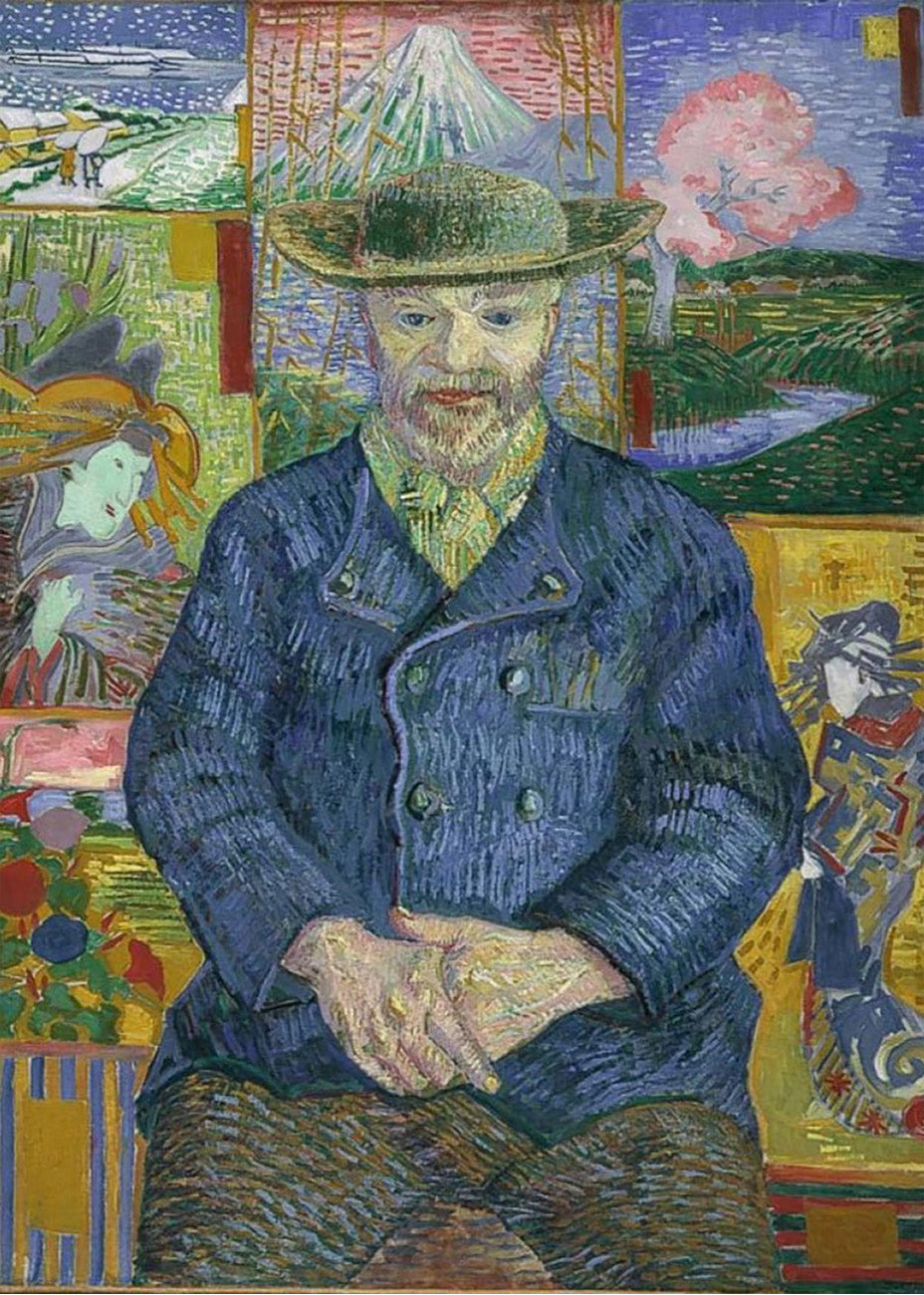 Cuadro ​Retrato de Pere Tanguy (Van Gogh)