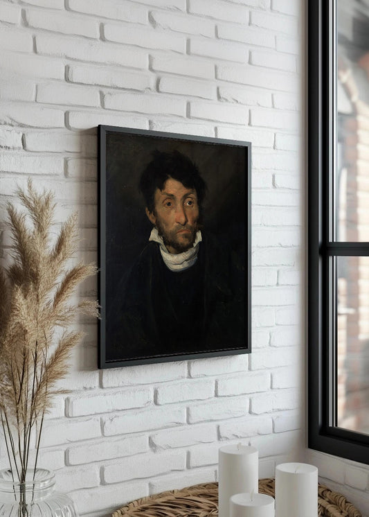 Cuadro Retrato de un cleptómano (Theodore Gericault)