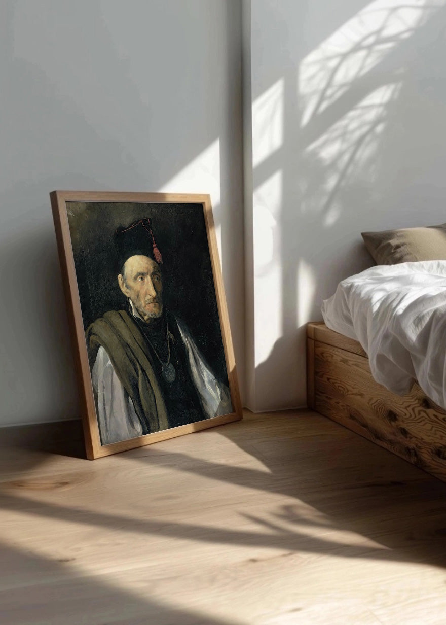 Cuadro ​Retrato de un loco con manía militar (Theodore Gericault)