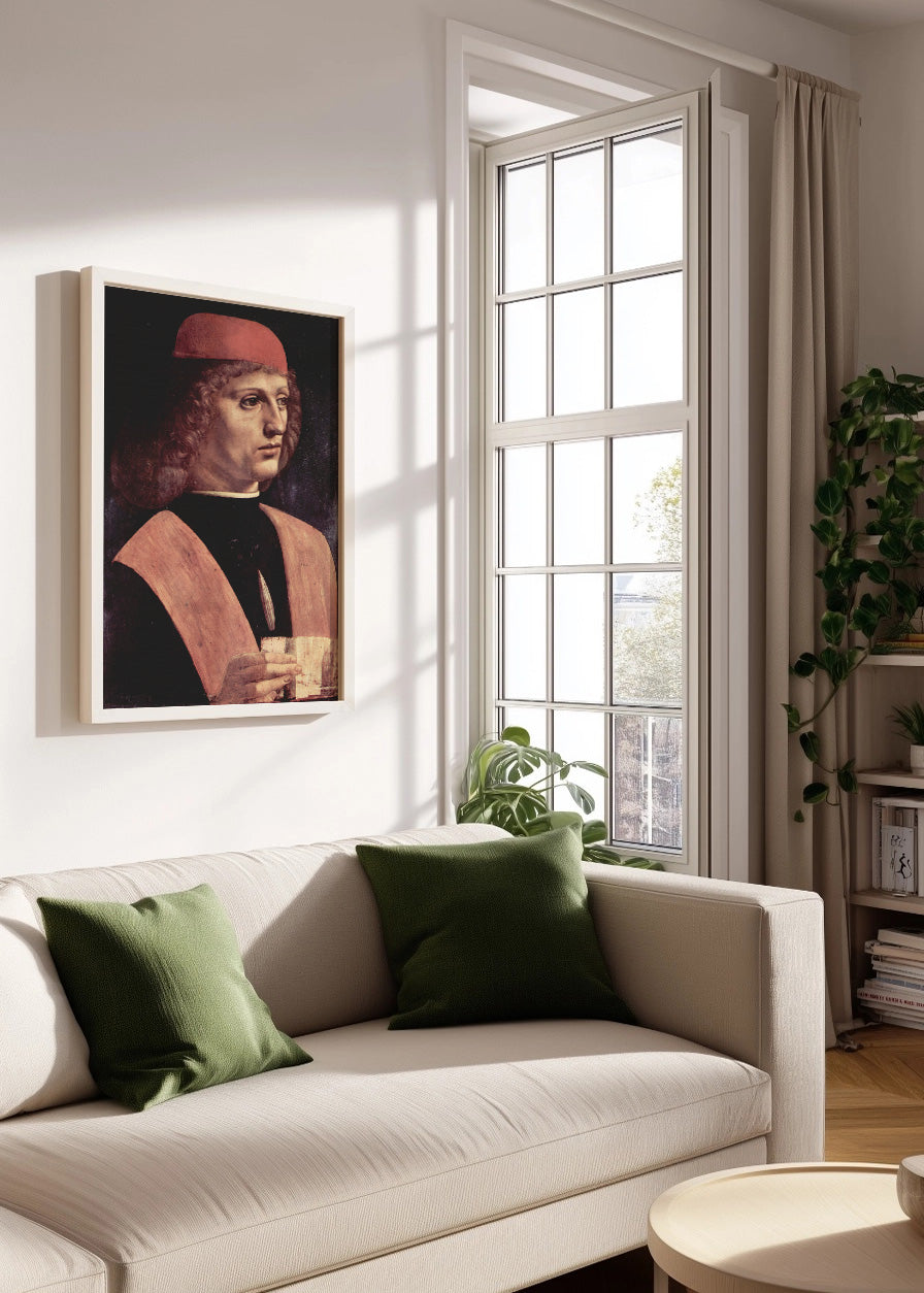 Cuadro ​Retrato de un músico (Leonardo Da Vinci)