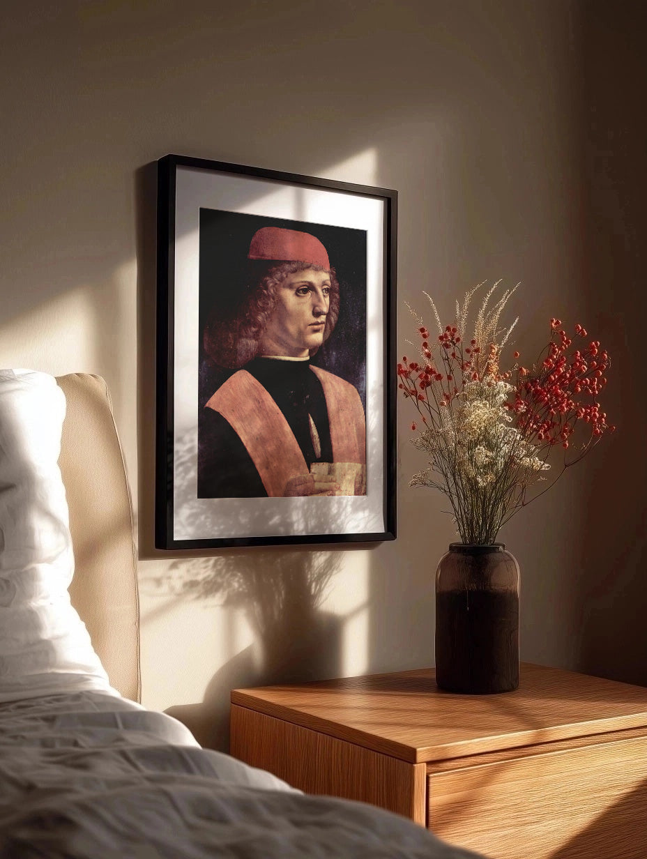 Cuadro ​Retrato de un músico (Leonardo Da Vinci)