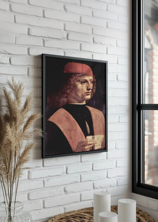Cuadro Retrato de un músico (Leonardo Da Vinci)